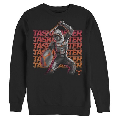 Men's Marvel Black Widow Taskmaster Battle Sweatshirt - Black - Small ...