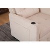 NicBex Recliner Chair Adjustable Sleeper Chair Armchair Sofa Chair with USB Ports Bed Chair with Side Pocket for Living Room, Bedroom - 3 of 4