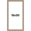 PosterPalooza | Panoramic Refined Silver Picture Frame - UV Acrylic, Foam Board Backing, Hanging Hardware - 2 of 4