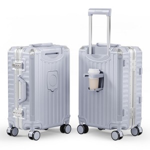 Holiday Travel Premium ABS+PC Hardshell Spinner Luggage with Aluminum Frame, TSA Lock – Black Friday & Christmas Deal - 1 of 4