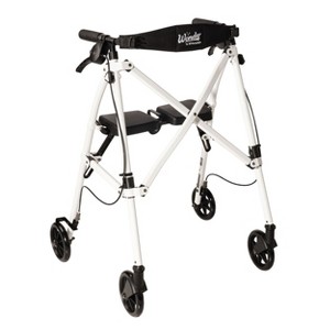 Stander Wonder Rollator, Lightweight 4- Wheel Folding Walker with Seat - 1 of 4