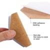Unique Bargains Thickened Cork Self-Adhesive Coasters for Tableware - 4 of 4