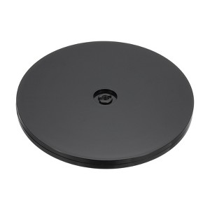 Unique Bargains High-strength Plastic 360-degree Rotating Durable Smooth Rotation Black Swivel Turntable 1 Pc - 1 of 4