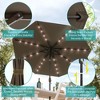 Sonkuki Patio 10FT LED Market Umbrellas With Solar Lights, Table Umbrella for Patio and Outdoor With Tilt Button for Deck and Pool - 4 of 4
