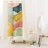Watercolor Abstract Landscape Shower Curtain - Deny Designs: Polyester Microfiber, Machine Washable - 2 of 3