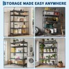 5-Tier Adjustable Metal Storage Shelves - 2200 LBS Extremely Sturdy Heavy Duty Shelving, Ideal for Garage, Kitchen, Pantry, Warehouse - 3 of 4
