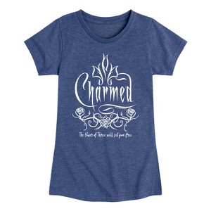 Girls' - Charmed - The Power of Three Will Set You Free Fitted Short Sleeve Graphic T-Shirt - 1 of 4