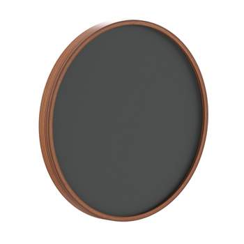 Flash Furniture Canterbury Round Wall Mounted Magnetic Chalkboards for Home or Business with Eraser and Chalk, Set of 2