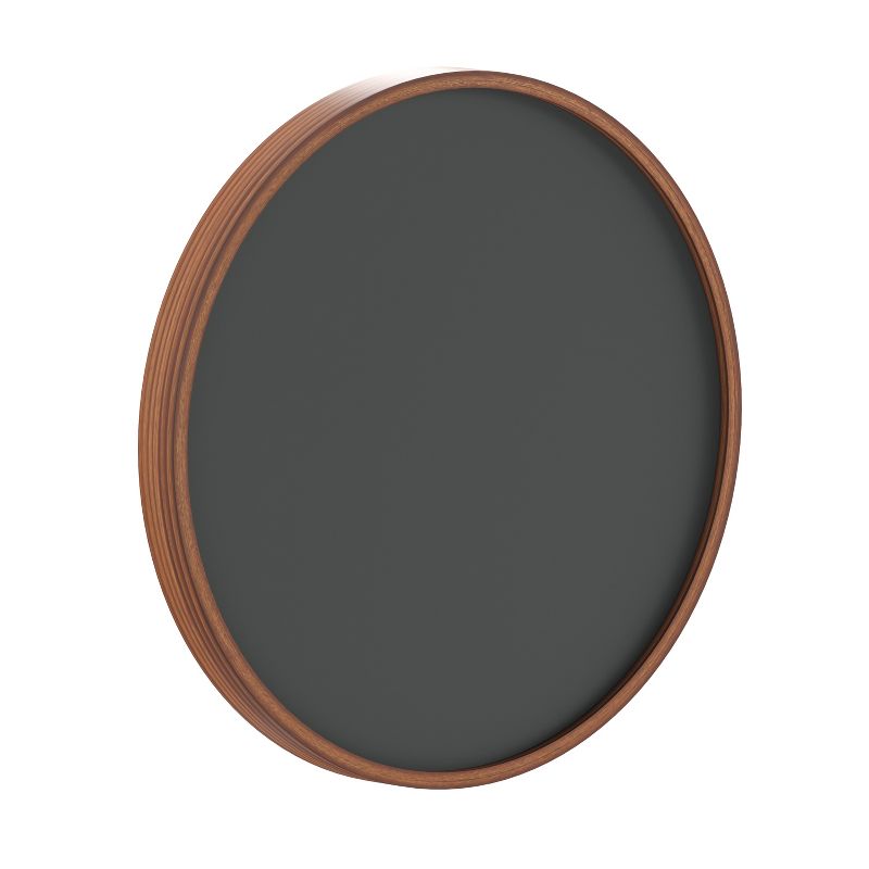 Flash Furniture Canterbury Round Wall Mounted Magnetic Chalkboards for Home or Business with Eraser and Chalk, Set of 2, 1 of 12
