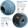 Gruper Non Slip TPE Yoga Mat with Alignment Lines Large Size 72x32 Inches 0.32 or 0.24 Thick for Fitness Pilates and Floor Workouts - 3 of 4