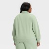 Women's Button-Front Pullover Sweatshirt - Universal Thread™ - 2 of 3