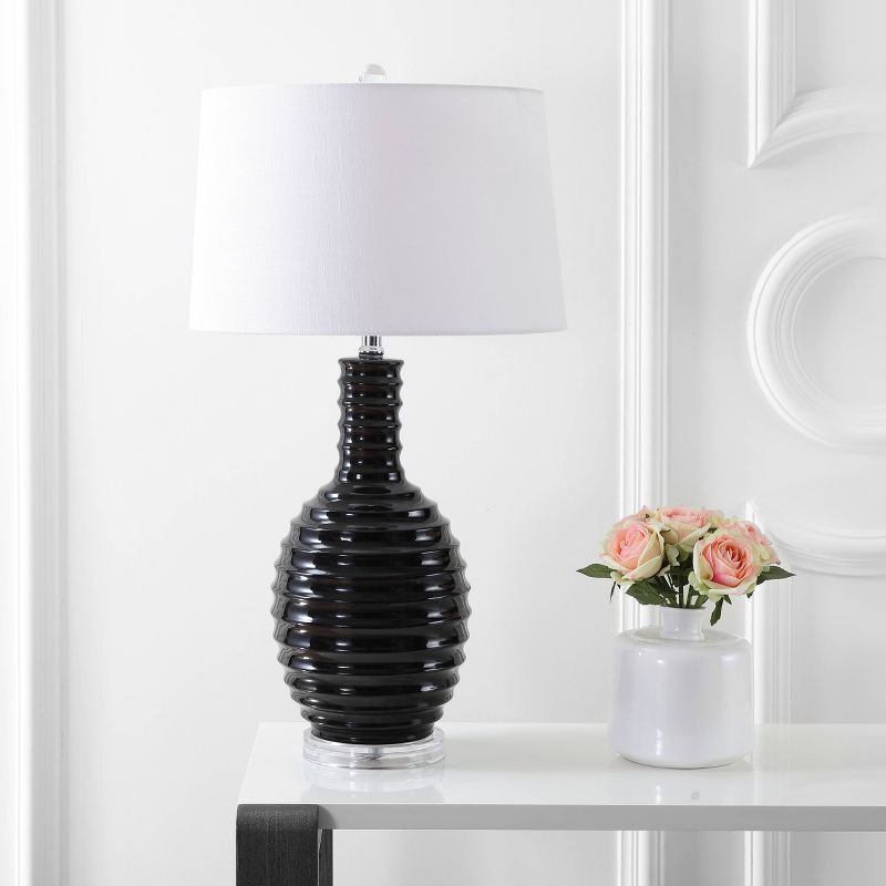 29.5" Ceramic Dylan Table Lamp (Includes Energy Efficient Light Bulb) - JONATHAN Y, 4 of 6