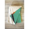 Chromoeye Jewels in Teal Fleece Throw Blanket - Deny Designs - image 2 of 2