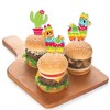 Big Dot of Happiness Pinata Party - Dessert Cupcake Toppers - Colorful Fiesta Clear Treat Picks - Set of 24 - 3 of 4