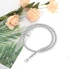 Unique Bargains Faux Pearl Handbag Strap Silver Tone 1 Pc - 4 of 4