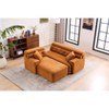 105" L-Shaped Convertible Sectional Sofa Couch, Modular 3-Seater with 2 Pillows for Apartment Living Room Bedroom - 2 of 4