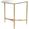 Nevin Mirror Top Gold Accent Table - Gold/Mirror - Safavieh. - 3 of 4