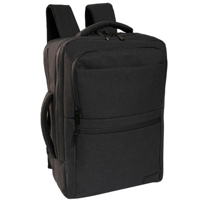 Jack Abrahams The Bristol Twill Nylon 19-In Convertible Travel Backpack