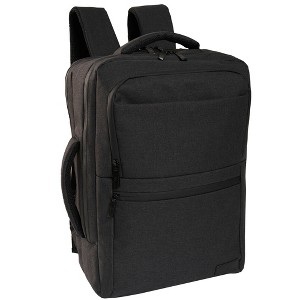 Jack Abrahams The Bristol Twill Nylon 19-In Convertible Travel Backpack - 1 of 4