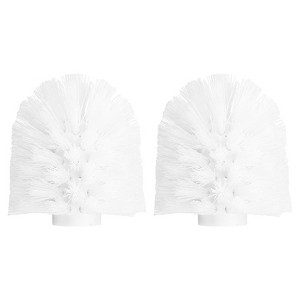 Unique Bargains PP Round Ball Shaped Toilet Brush Replacement Heads 0.47" - 1 of 4