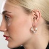 SOHI Women's California Gold The Loop Stud Earrings - 4 of 4