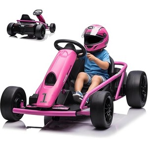 coucheta 24v Big Kids Electric Karts, 300w 8MPH Support for Smooth Slew Drift with Slow Start for Protection, Maximum Load 180Lbs, for Age 8-11 - 1 of 4