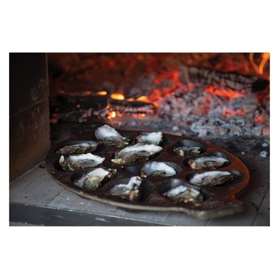 Outset Cast Iron Oyster Grill Pan - Thumbnail 4