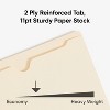 Smead File Jacket, Reinforced Straight-Cut Tab, Flat-No Expansion, Letter Size, Manila, 100 per Box (75500) - 4 of 4