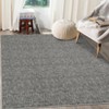Washable Modern Solid Living Room Rugs, Soft Non Slip Contemporary Throw Bedroom Carpet, Large Dining Room Area Rugs - 2 of 4