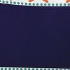 16"x16" Knot Fancy Square Throw Pillow Navy Blue/Orange - e by design: Coastal Vibe, Indoor Geometric Decor - 2 of 4