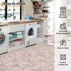 Large Area Rug 8x10 Living Room Carpet with Anti-Slip Backing, Low Pile Vintage Pearl Velvet Rug, Machine Washable Non-Shedding Soft Rug for Bedroom, - 3 of 4