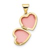 Black Bow Jewelry 14k Yellow Gold 10mm Polished Heart Shaped Locket - 4 of 4