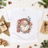 Simply Sage Market Floral Santa Garment Dyed Tee - 3 of 4