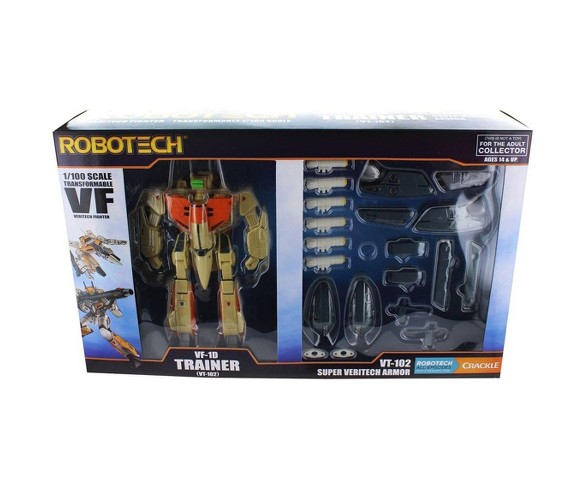 Toynami, Inc. Robotech 1/100 Transformable Figure: VF-1D Trainer w/ Super Veritech Armor