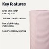 1-Inch Extra Thick High-Density Yoga Mat with Carrying Strap, Non-Slip Exercise Mat for Gym, Fitness Workouts - 2 of 4