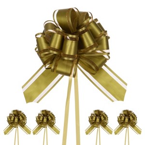 Unique Bargains Plastic Durable Glossy Waterproof Ribbon Large Pull Bow 10 Pcs - 1 of 4