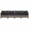 vidaXL Garden Lounge Set Grey - 4 of 4