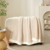 Snuggle Sac Reversible Waffle Knit Throw Blanket Cozy Microfiber Throw - 3 of 4