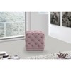 Meridian Furniture,Stella Velvet Ottoman/Stool - 2 of 4