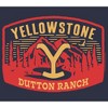 Women's Yellowstone Large Dutton Ranch Brand Mountain Scenery T-Shirt - 2 of 4