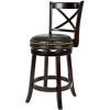 Butler Counter Stool - FOX7003 - Cappuccino/Black - Safavieh Couture - 2 of 4