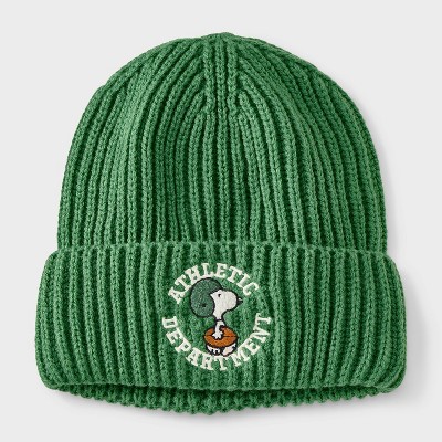 Women's Athletic Department Graphic Beanie - Olive Green