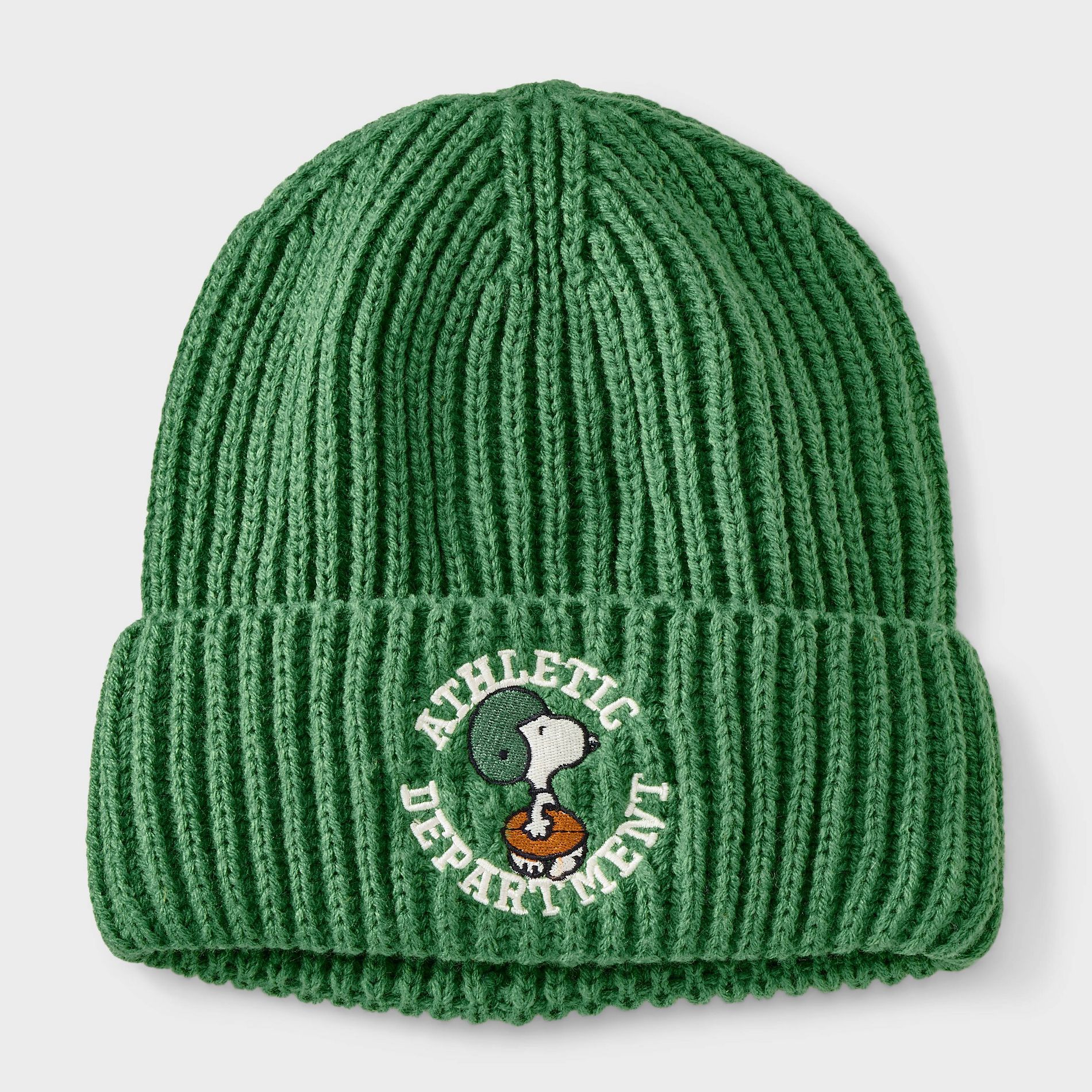 Women's Snoopy Football Beanie - Green
