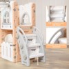 8-in-1 Toddler Indoor Playground with Slide: Baby Slide Playset for Toddlers Ages 1-3 Outdoor Play - 4 of 4