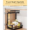 Hachikiko 2-Tier Adjustable Height L-Shaped Under Sink Organizer - Metal Pull-Out Storage Rack for Kitchen, Bathroom, Laundry - 3 of 4