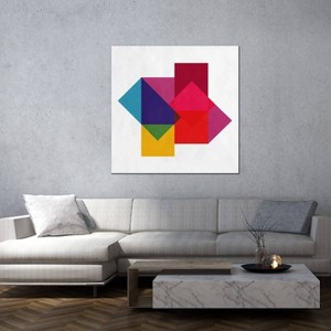 iCanvas Modern Art Study of Colors by 5by5collective Canvas Print Wall Art - 1 of 3