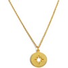14K Gold Plated Compass and Star Stud Earrings and Necklace Set 2pc | ETHICGOODS - 4 of 4