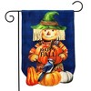 Briarwood Lane Garden Flag 12x18 For Outdoor Happy Fall Scarecrow Burlap For Fall Garden Flag Flags For Outside - 2 of 4