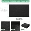 Unique Bargains Waterproof Felt Outdoor Storage Shed Flooring Mat Gray 1 Pc - 3 of 4