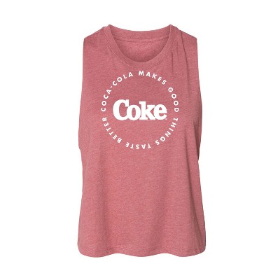 Women's - Coca-Cola - Coke Makes Things Taste Better Graphic Racerback Tank